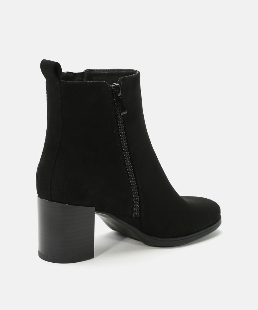 Botines tac&oacute;n cremallera externa image number null